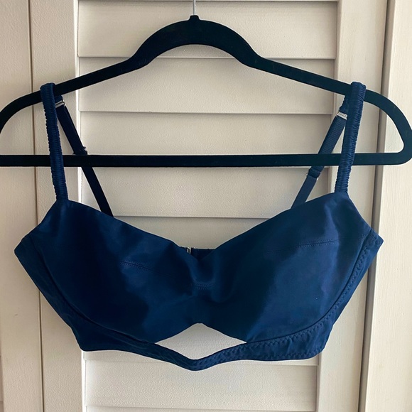 Malia Mills 2 piece blue swimsuit - Picture 2 of 7